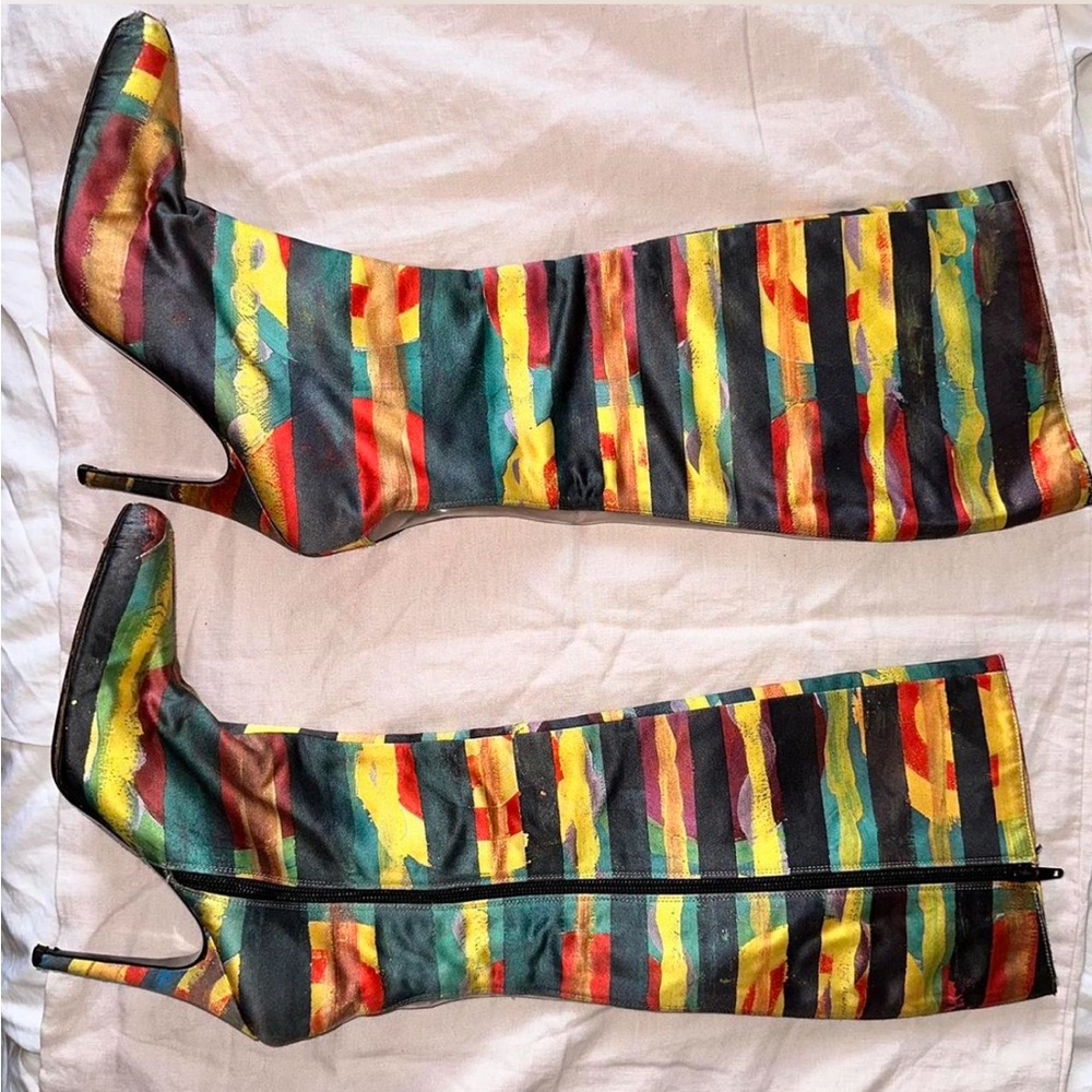 Incredible Todd Oldham f/w 1997 runway boots. Worn once. Size 9